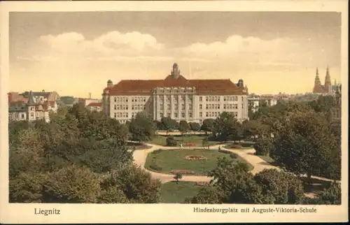 Liegnitz Hindenburgplatz Auguste Viktoria Schule *
