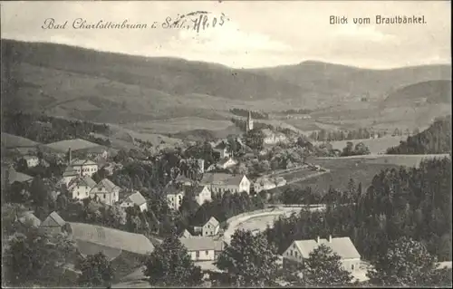 Bad Charlottenbrunn Blick vom Brautbaenkel x