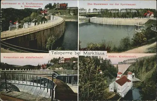 Marklissa Stauwasser Sperrmauer Restaurant Abfallschaft Kraftzentrale x