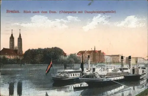 wu87515 Breslau Niederschlesien Breslau Dom Schiff x Kategorie. Wroclaw Alte Ansichtskarten