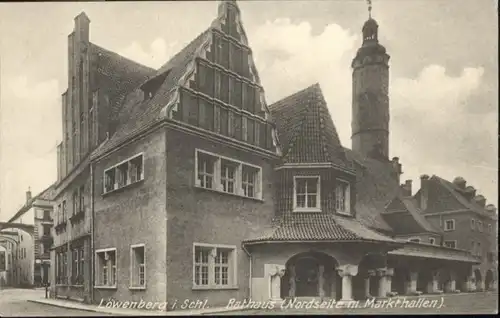 Loewenberg Schlesien Rathaus  *