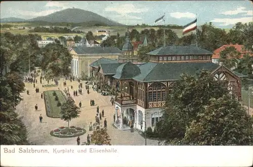 Bad Salzbrunn Kurplatz Elisenhalle x