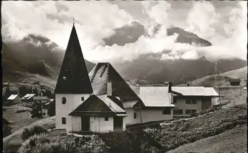 ww67646 Hirschegg Kleinwalsertal Vorarlberg Hirschegg Kleinwalsertal Kreuzkirche * Kategorie. Mittelberg Alte Ansichtskarten