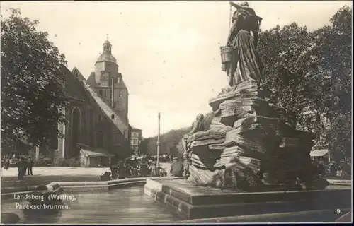 Landsberg Warthe Pauckschbrunnen *