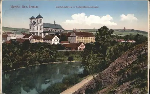 Wartha Bezirk Breslau Kirche Redemptoristen Kloster x