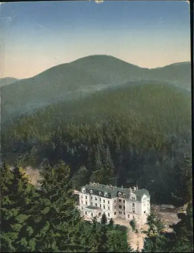 Schmidtsdorf-Goerbersdorf Schlesien Kreis Waldenburg Dr. Weickers Sanatorium Marienhaus *