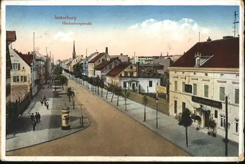 Insterburg Insterburg Hindenburgstrasse Litfasssaeule x / Tschernjachowsk /