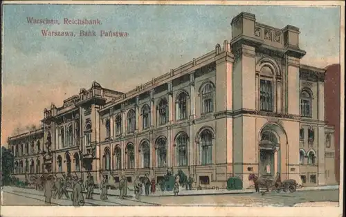 Warschau Warszawa Reichsbank *