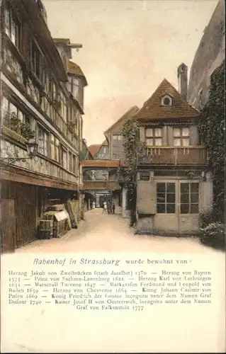 Strasbourg Alsace Strassburg Rabenhof *