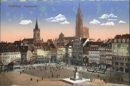 Strasbourg Alsace Strassburg Strassenbahn Kleberplatz *