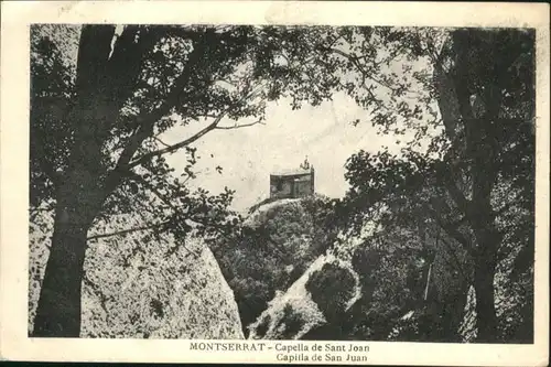 ww81501 Montserrat Kloster Montserrat Capella Sant Joan x Kategorie. Spanien Alte Ansichtskarten