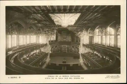 Barcelona [Fotograf Zerkowitz]  Palau Musica Catalana *