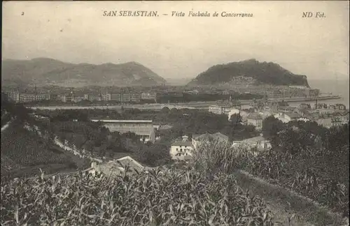 San Sebastian Guipuzcoa San Sebastian Fachada Concorronea * / Donostia-San Sebastian /Guipuzcoa