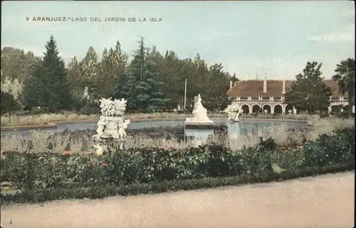 Aranjuez Lago Jardin Isla *