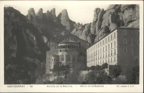 ww81748 Montserrat Kloster Montserrat Basilica * Kategorie. Spanien Alte Ansichtskarten