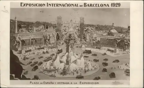 Barcelona Exposicion Internacional Plaza Espana  *