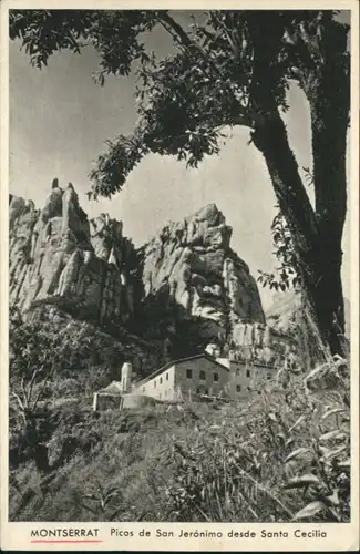 ww81861 Montserrat Kloster Montserrat Pico San Jeronimo Santa Cecilia * Kategorie. Spanien Alte Ansichtskarten