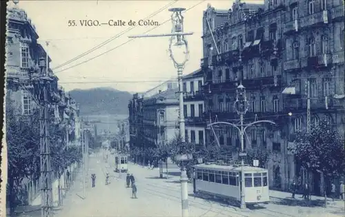 Vigo Strassenbahn Calle Colon *