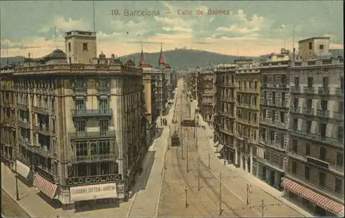 Barcelona Strassenbahn Calle Balmes *