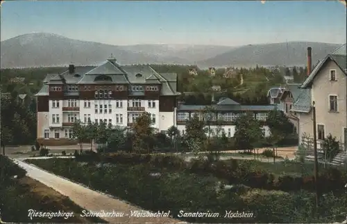 Schreiberhau Weisbachtal Riesengebirge Sanatorium Hochstein x