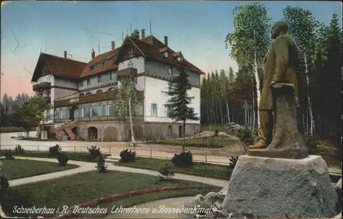 Schreiberhau Bossedenkmal Deutsches Lehrerheim Riesengebirge x