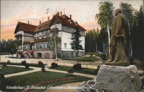 Schreiberhau Bossedenkmal Riesengebirge Lehrerheim x