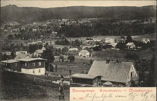 Schreiberhau Riesengebirge Weissbachthal *