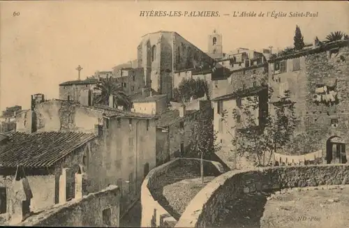 Hyeres L'Abside de l'Eglise Saint-Paul * / Hyeres /Arrond. de Toulon