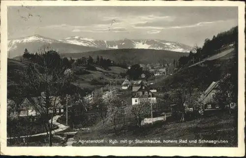 Agnetendorf Riesengebirge Sturmhaube Hohen Rad Schneegruben x