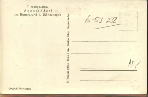 Agnetendorf Riesengebirge *