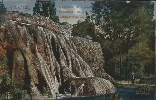 Budapest Wasserfall Margareteninsel *