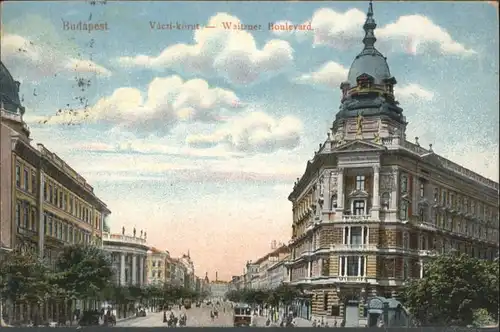 Budapest Strassenbahn Waitzner Boulevard x