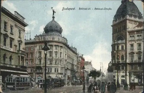 Budapest Strassenbahn Rakoczistrasse x