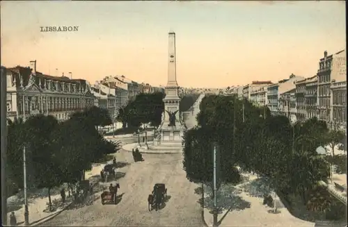 Lissabon Denkmal Kutsche *