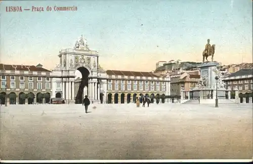Lisboa Lissabon Praca do Commercio *