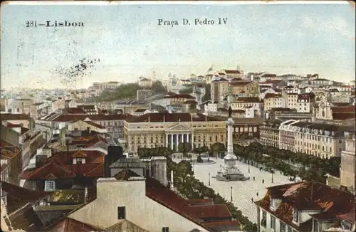Lisboa Lissabon Praca D Pedro x