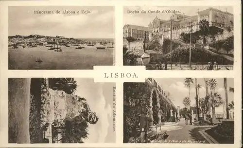 Lisboa Lissabon Tejo Rocha Conde Obidos *