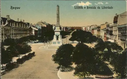 Lisboa Lissabon Roque Avenida Liberdade *