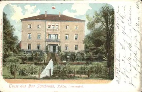 Bad Salzbrunn Schlesien Brunnenhof x
