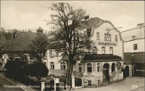 wx34398 Friedland Breslau Breslau Hotel Schlesischer Hof * Kategorie. Wroclaw Alte Ansichtskarten