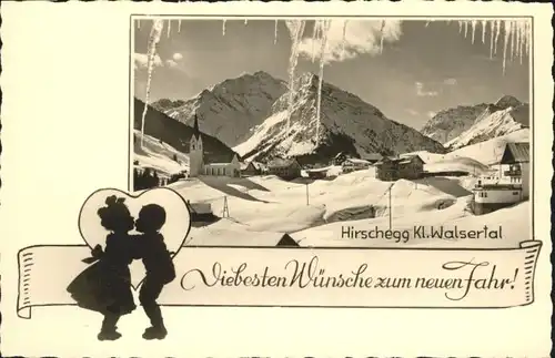 wx36243 Hirschegg Kleinwalsertal Vorarlberg Hirschegg Kleinwalsertal  * Kategorie. Mittelberg Alte Ansichtskarten