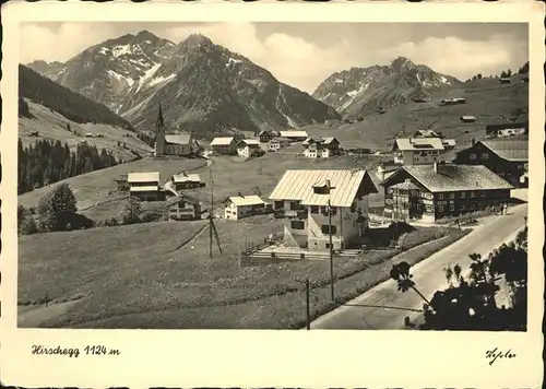 wx46059 Hirschegg Kleinwalsertal Vorarlberg  Kategorie. Mittelberg Alte Ansichtskarten
