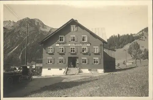 Mittelberg Kleinwalsertal Gasthof Widderstein