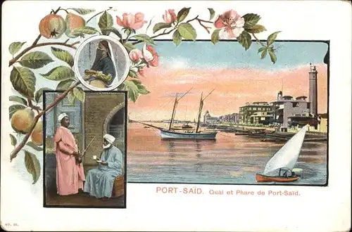 Port Said Quai Phare Schiff