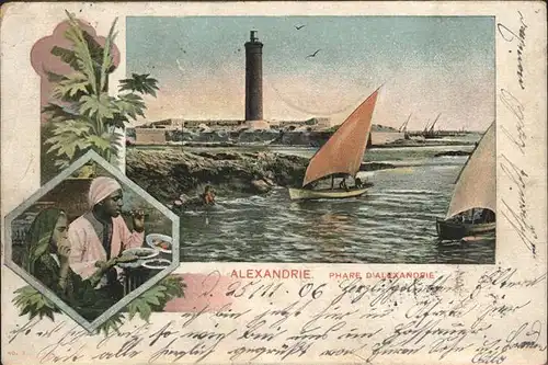 Alexandria Alexandrie Aegypten Schiff / Alexandria /