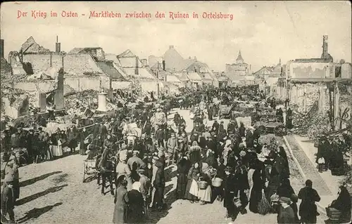 Ortelsburg Ostpreussen Marktleben