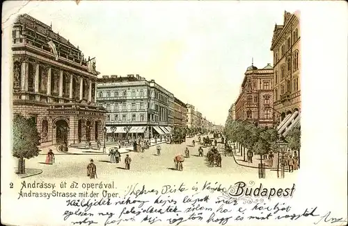 Budapest Andrassy Strasse Oper Kutsche