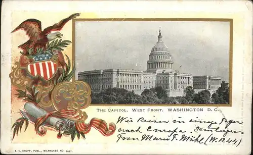 Washington DC Capitol
Praegedruck