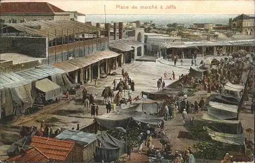 wx52933 Jaffa Place du Marche Kategorie. Israel Alte Ansichtskarten