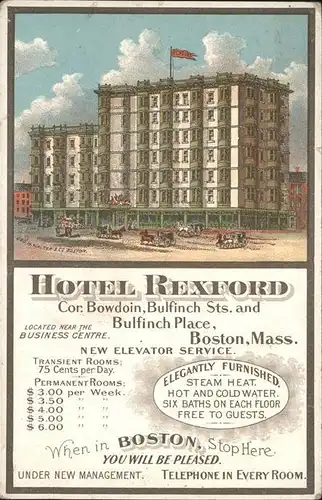 Boston Massachusetts Hotel Rexford